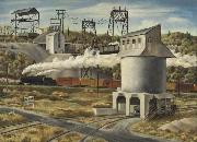unknow artist Gravel Silo oil painting reproduction
